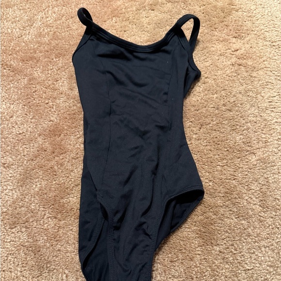 Classic Black Kids Leotard - Picture 1 of 3